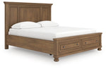 Cama Vandenmore California King con almacenamiento y paneles