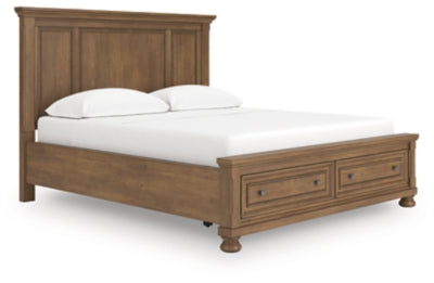 Cama Vandenmore California King con almacenamiento y paneles