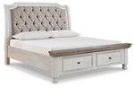 Cama tipo trineo Queen con espacio de almacenamiento Havalance