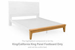 Pie de cama con panel Sherbana King/California King