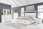 Pie de cama Queen con almacenamiento Ashbryn