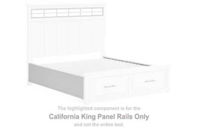Rieles de panel Ashbryn California King