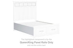 Rieles de panel Ashbryn Queen/King