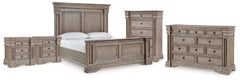 Blairhurst King Panel Bed, Dresser, Chest and 2  Nightstands