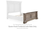 Pie de cama Queen con paneles y listones de Blairhurst