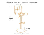 Taburete de bar de altura ajustable Bellatier
