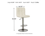 Taburete de bar de altura ajustable Bellatier