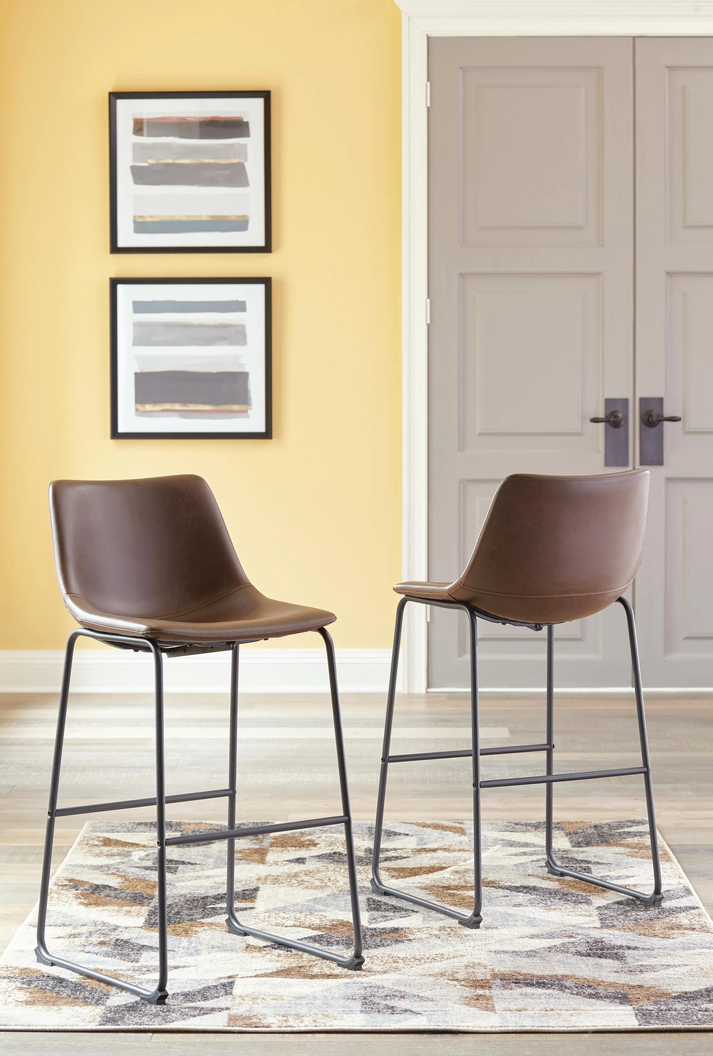 Centiar Pub Height Bar Stool (Set of 2)