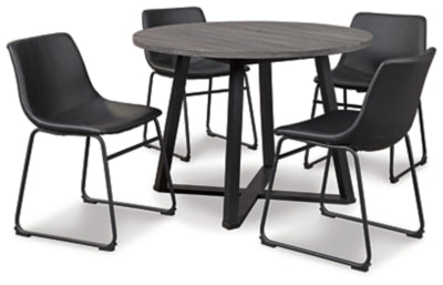 Mesa de comedor Centiar y 4 sillas