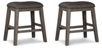 Caitbrook Counter Height Upholstered Bar Stool (Set of 2)