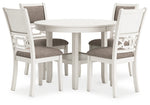 Mesa de comedor y 4 sillas Erinberg (juego de 5)