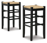 Taburete de bar alto Mirimyn (juego de 2)