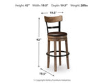 Taburete de bar Pinnadel Bar Height