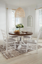 Valebeck Dining Table and 4 Chairs