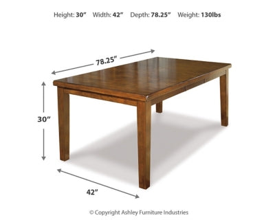 Mesa extensible de comedor Ralene