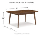 Mesa extensible de comedor Lyncott