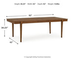 Mesa extensible de comedor Lyncott