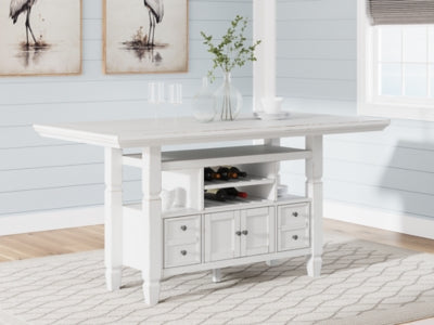 Mesa de comedor Robbinsdale de altura de mostrador