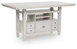 Mesa de comedor Robbinsdale de altura de mostrador