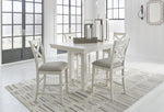 Robbinsdale Counter Height Dining Table and 4 Barstools