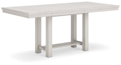 Mesa extensible de comedor Robbinsdale de altura de mostrador