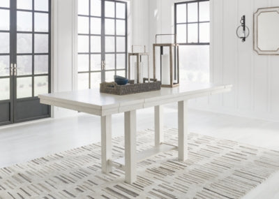 Mesa extensible de comedor Robbinsdale de altura de mostrador