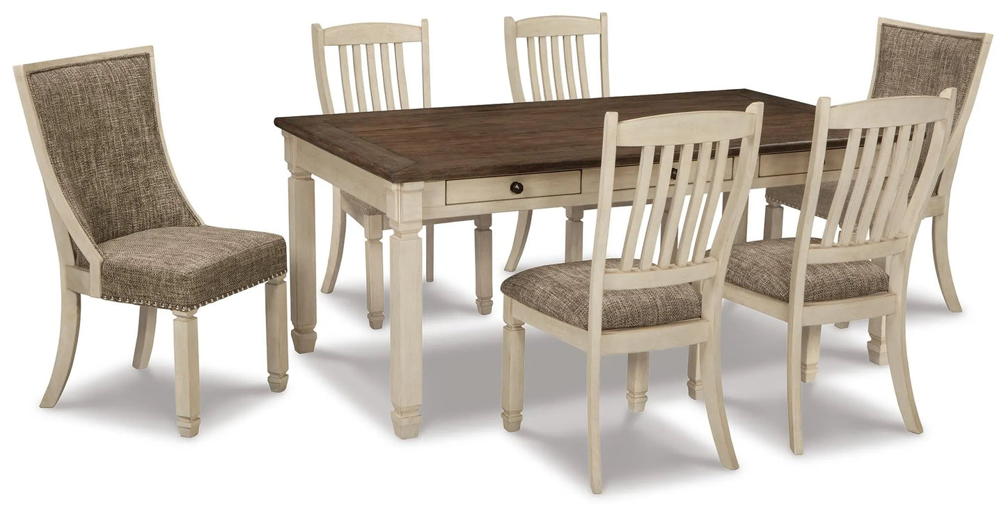 Mesa de comedor Bolanburg con 6 sillas