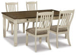 Bolanburg Dining Table with 4 Chairs