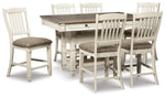 Bolanburg Counter Height Dining Table with 6 Barstools