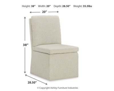 Silla de comedor Krystanza