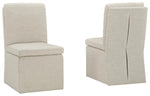 Silla de comedor Krystanza (juego de 2)