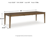 Mesa extensible de comedor Roanhowe