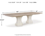 Mesa extensible de comedor Jorlaina