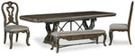 Maylee Dining Table, 2 Chairs and Bench