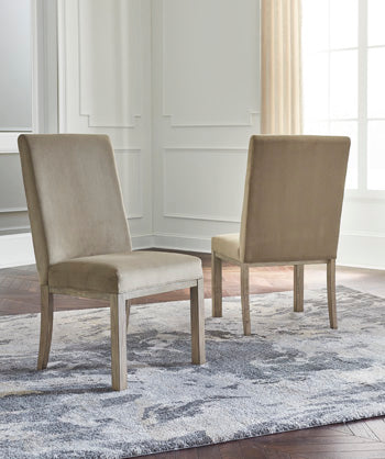 Silla de comedor Chrestner (juego de 2)