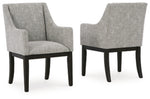 Silla de comedor Burkhaus (juego de 2)