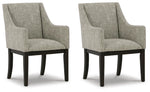 Silla de comedor Burkhaus (juego de 2)