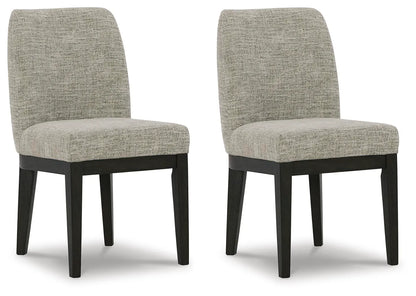 Silla de comedor Burkhaus (juego de 2)