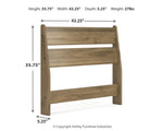 Deanlow Twin Panel Headboard