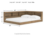 Deanlow Full Bookcase Storage Bed