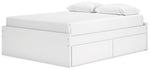 Cama Queen Onita con plataforma y dos laterales de almacenamiento