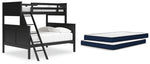Litera Nextonfort Twin sobre Full con colchones
