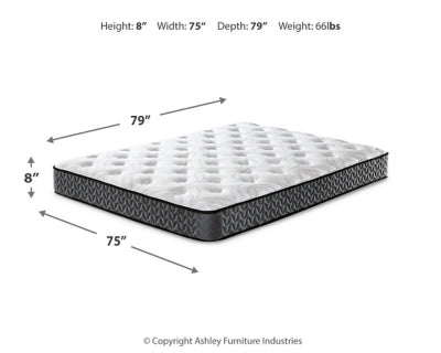 Colchón híbrido Bonnell King de 8 pulgadas