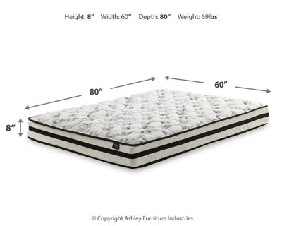 8 Inch Chime Innerspring Queen Mattress in a Box