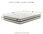 Chime 10 Inch Hybrid Twin Mattress in a Box