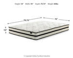 Chime 10 Inch Hybrid King Mattress in a Box
