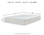 Chime 12 Inch Memory Foam Queen Mattress in a Box
