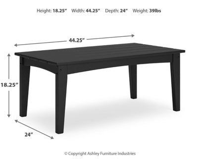 Mesa de centro para exteriores Hyland wave