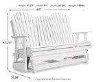 Hyland wave Outdoor Glider Loveseat