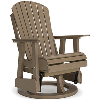 Silla giratoria planeadora para exteriores Hyland wave